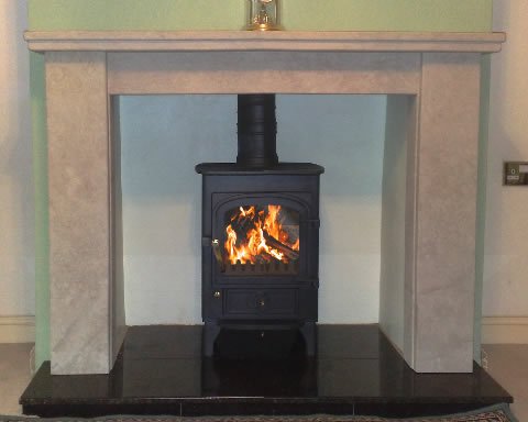 pioneer stove with surround